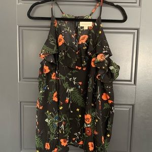 Black/Floral blouse